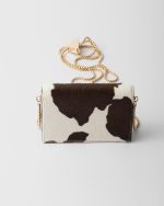 Prada Printed leather card holder with shoulder strap - Image 4